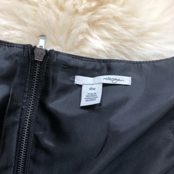 Halogen Contrast Back Stripe Sleeveless Dress 18W - Picture 5 of 8